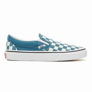 Férfi Vans Color Theory Checkerboard Classic (Unisex) Slip-on Cipő VA3156047 Fehér